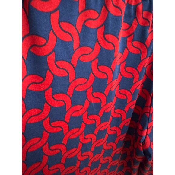 Mud Pie Harlow Navy Print Palazzo Pants - Picture 2 of 11